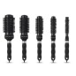 KIT DE 5 CEPILLOS PARA PELO THE BRUSH BLACK KIT 5 CORIOLISS