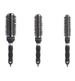 KIT DE 3 CEPILLOS PARA PELO THE BRUSH TITANIUM KIT 3 CORIOLISS