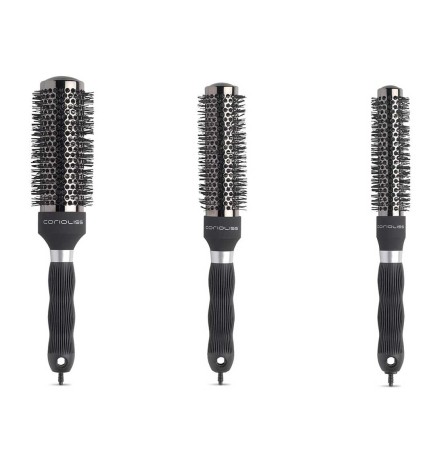 KIT DE 3 CEPILLOS PARA PELO THE BRUSH TITANIUM KIT 3 CORIOLISS