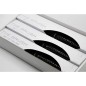 KIT DE 3 CEPILLOS PARA PELO THE BRUSH TITANIUM KIT 3 CORIOLISS