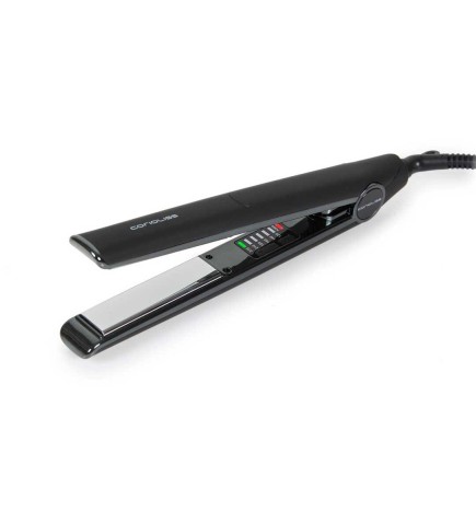 PLANCHA DE PELO C1 BLACK SOFT TOUCH CHROME CORIOLISS