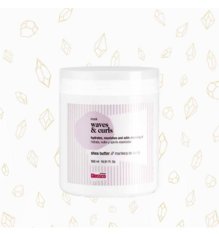 MASCARILLA CAPILAR GLOSSCO WAVES & CURLS MASK 500 ML