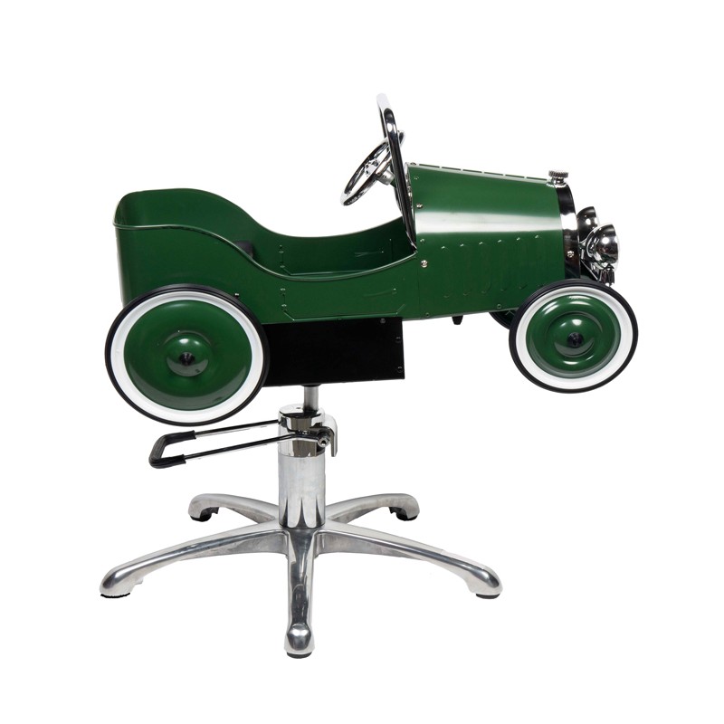 SILLA DE BARBERO VERDE ESPECIAL PARA NIÑOS