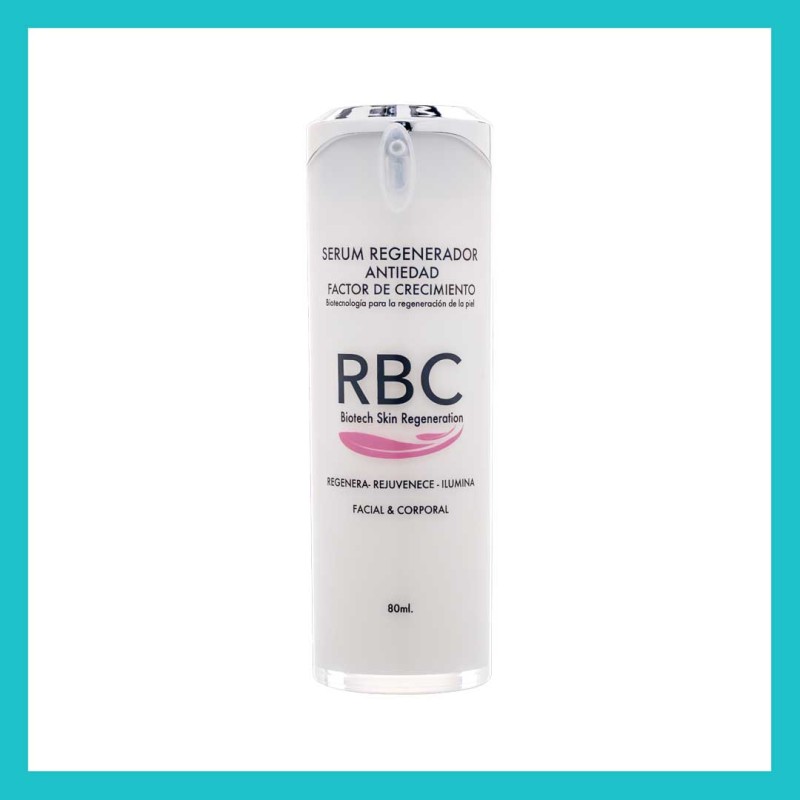 SÉRUM ANTIEDAD REGENERANTE CON FACTOR DE CRECIMIENTO RBC 80 ML