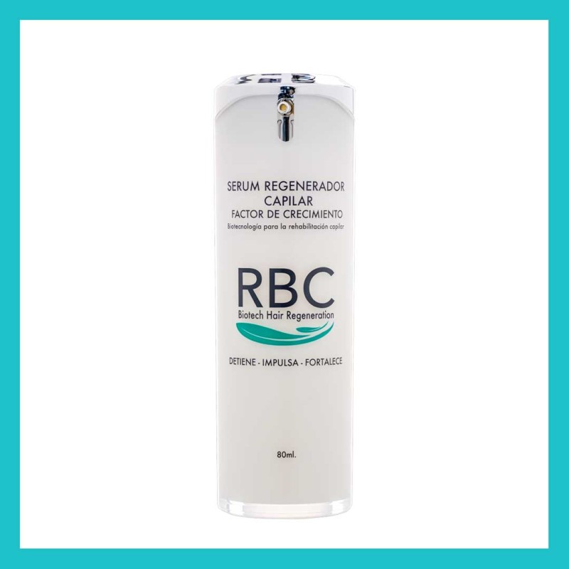 SÉRUM CAPILAR CON FACTOR DE CRECIMIENTO RBC 80 ML