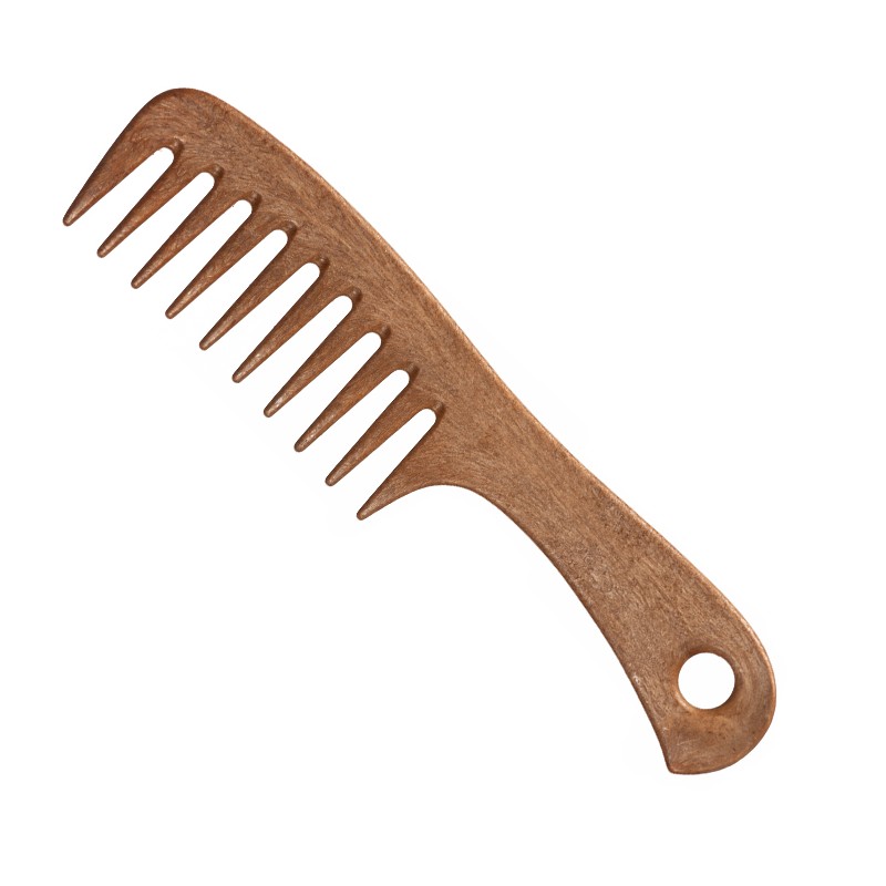 PEINE DE BARBERO DE MADERA PARA MECHAS