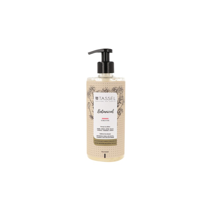 CHAMPÚ SENSITIVE LÍNEA BOTANICAL 500 ML TASSEL