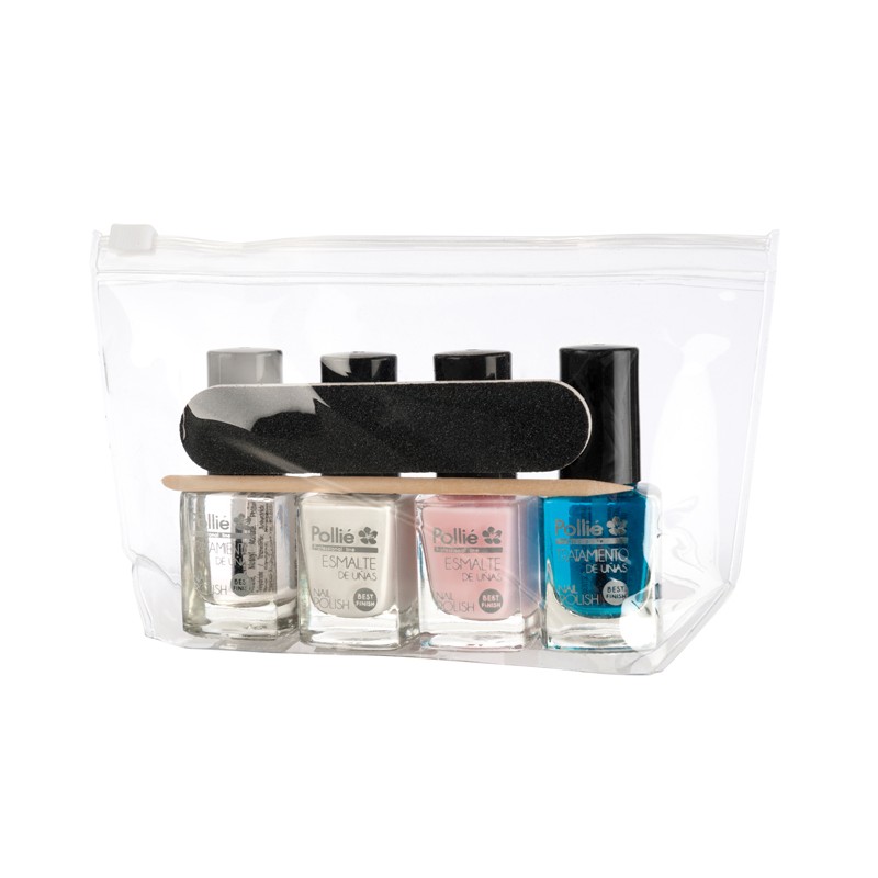 KIT DE ESMALTES DE UÑAS PARA MANICURA FRANCESA 4 X 12 ML