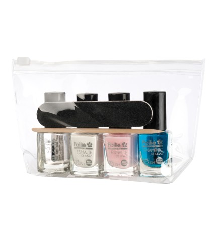 KIT DE ESMALTES DE UÑAS PARA MANICURA FRANCESA 4 X 12 ML