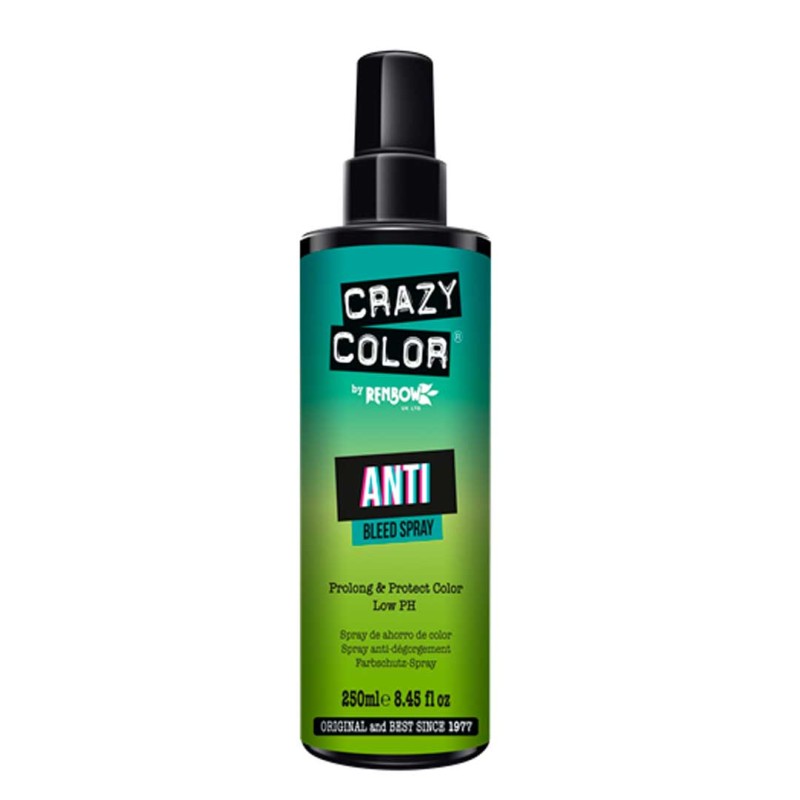 ANTI BLEED SPRAY (SPRAY PROLONGADOR DEL COLOR) 250 ML CRAZY COLOR