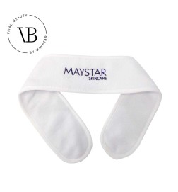 DIADEMA BLANCA DE ESTÉTICA MAYSTAR SKINCARE