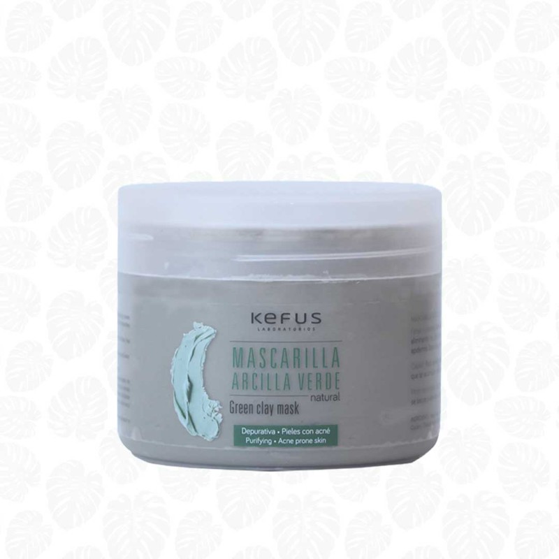 MASCARILLA DE ARCILLA VERDE NATURAL 250 ML KEFUS