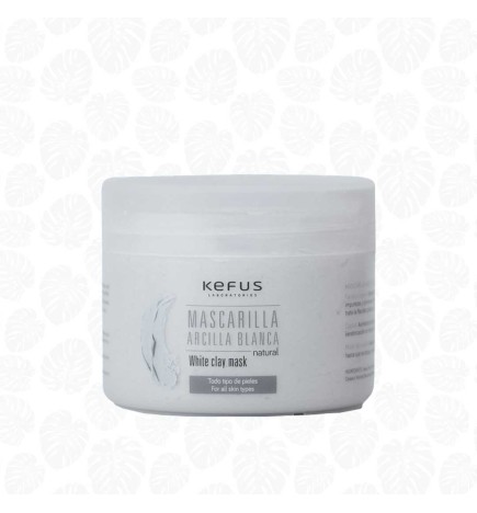 MASCARILLA DE ARCILLA BLANCA NATURAL 250 ML KEFUS