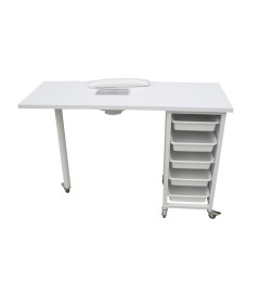 (WK-M003) MANICURE TABLE WITH TROLLEY WITH DUST COLLECTION ULNAR