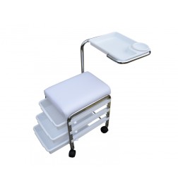 (WK-M005) MANICURE TROLLEY WHITE COLOUR BREVIS