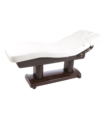 (2249-BROWN BASE) ELECTRIC MASSAGE BED BROWN BASE (PU, 4 MOTORS) TENSOR