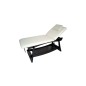 (WK-S002) WOODEN MASSAGE BED DARK BROWN (PVC) DELTO